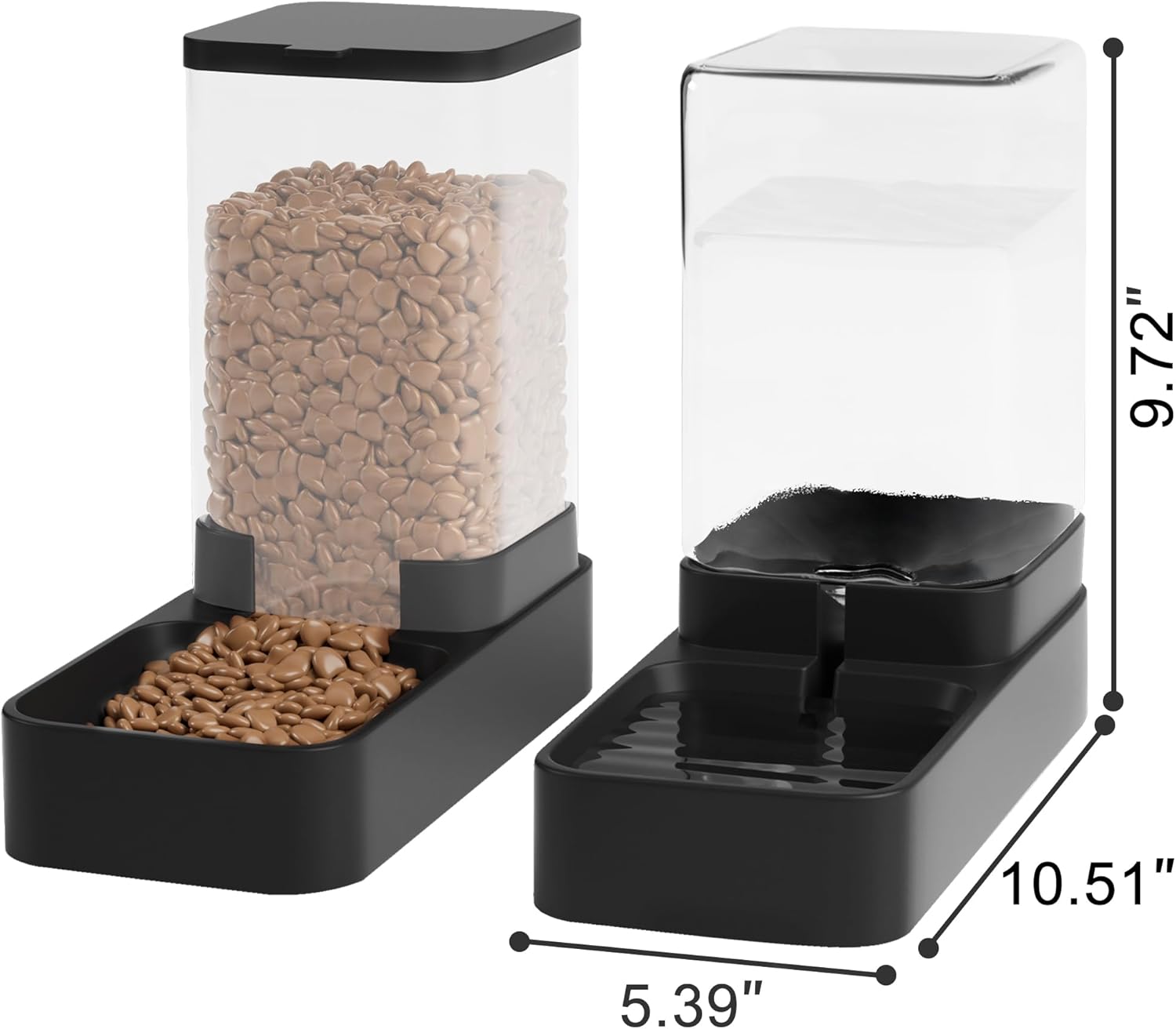 Automatic Pet Feeder and Water Dispenser