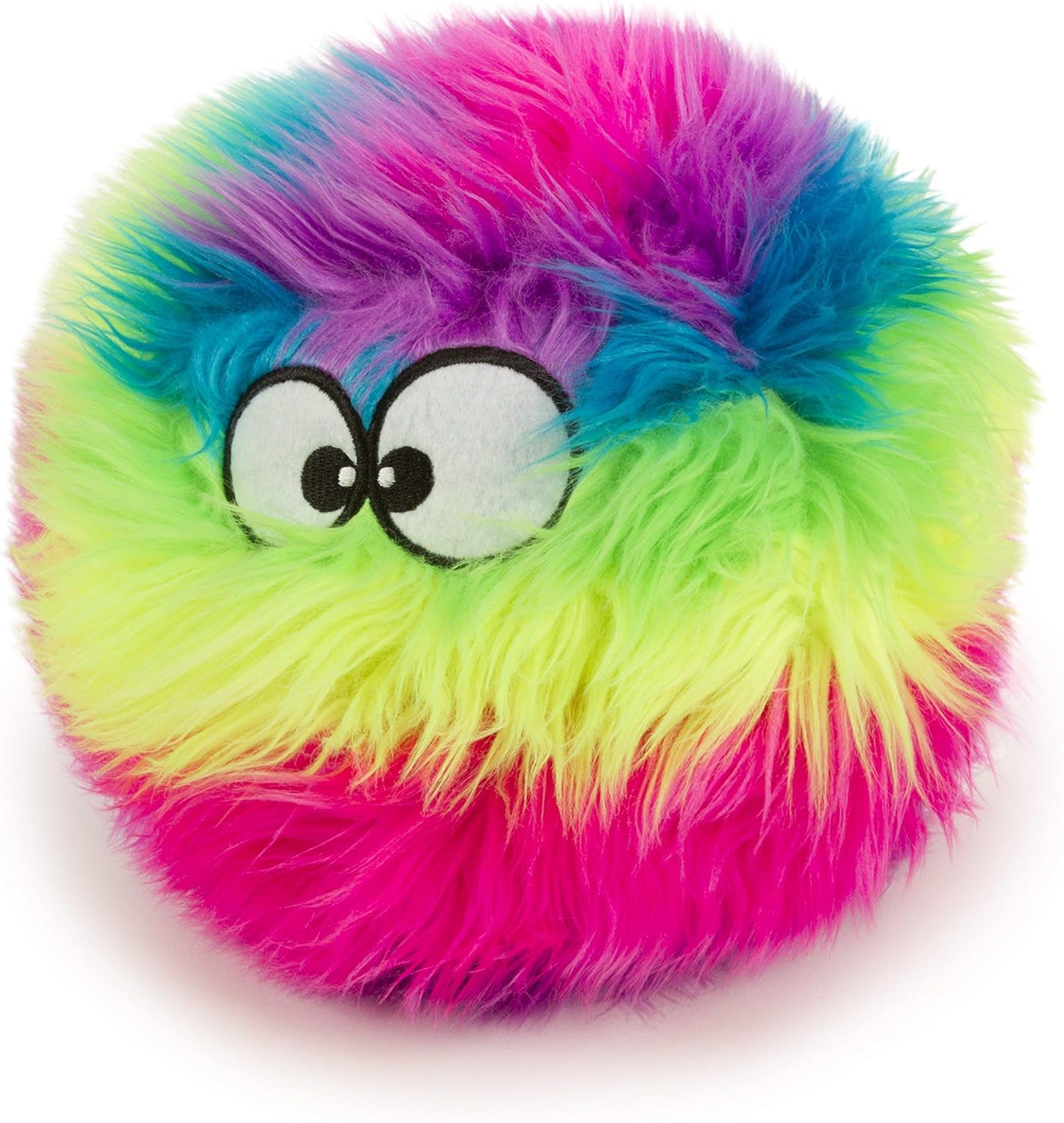 Rainbow Fuzzy Ball Toy