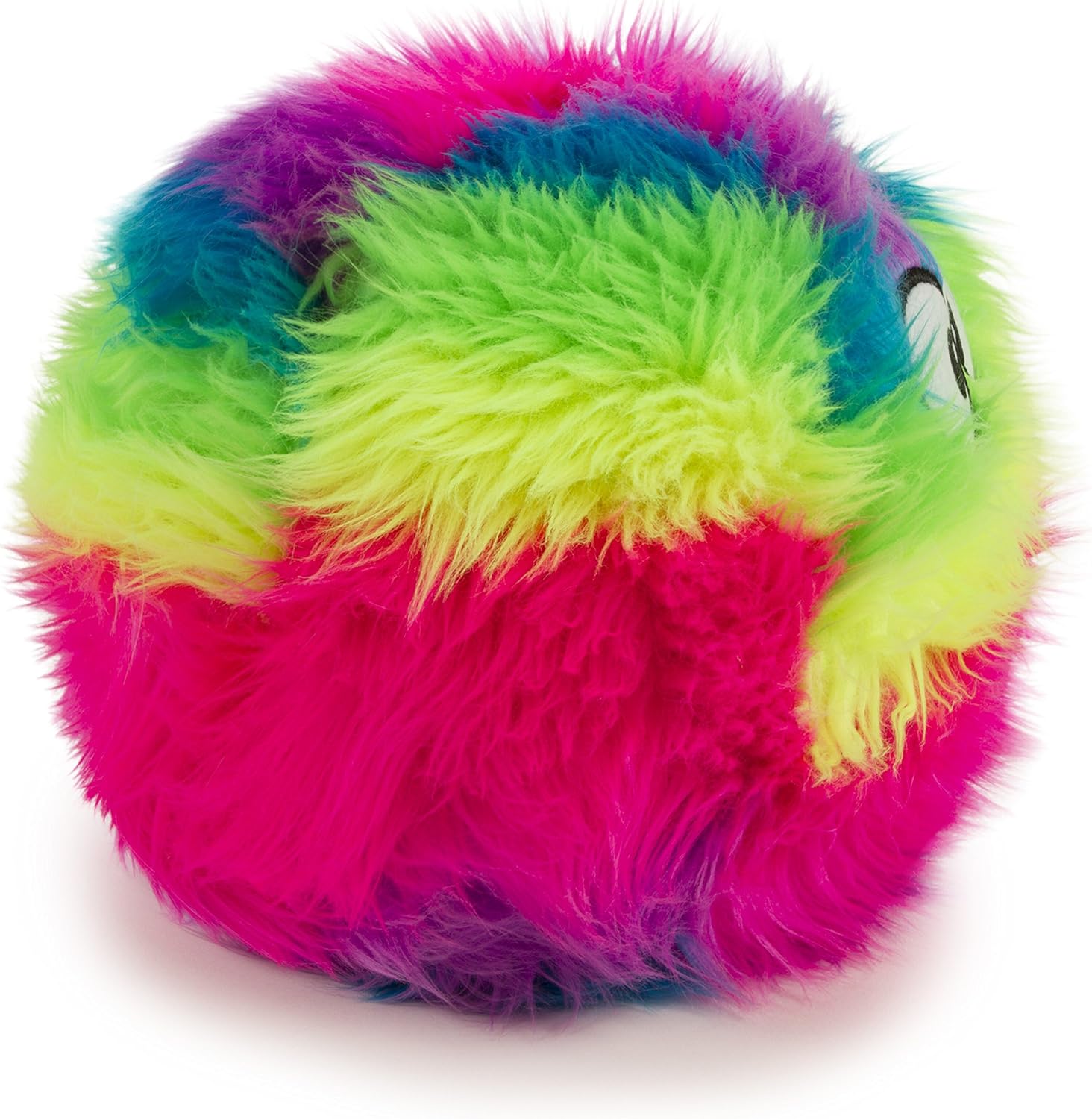 Rainbow Fuzzy Ball Toy