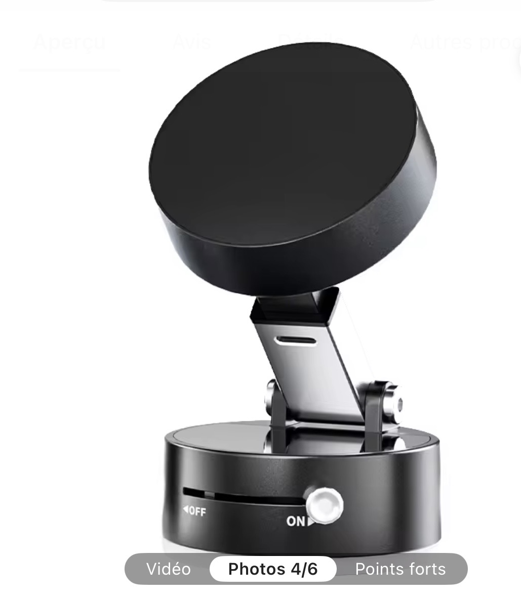 Support motorisé pour smartphone