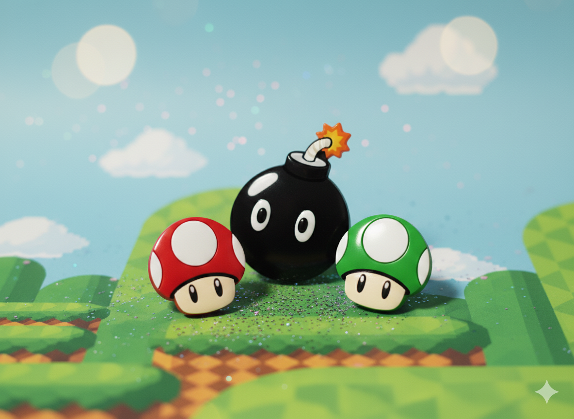 Charms CROCS Super Mario