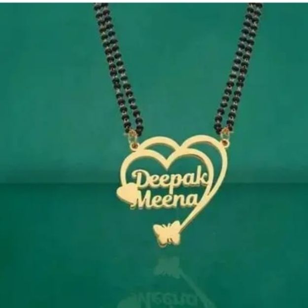 Personalized Heart-Shaped Gold Pendant