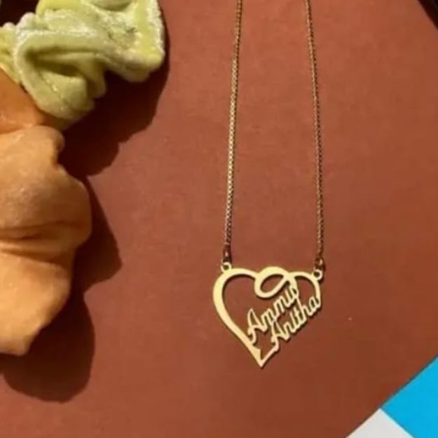 Personalized Heart Name Necklace
