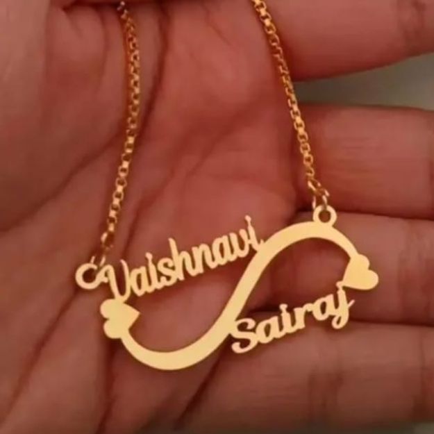Custom Infinity Name Pendant