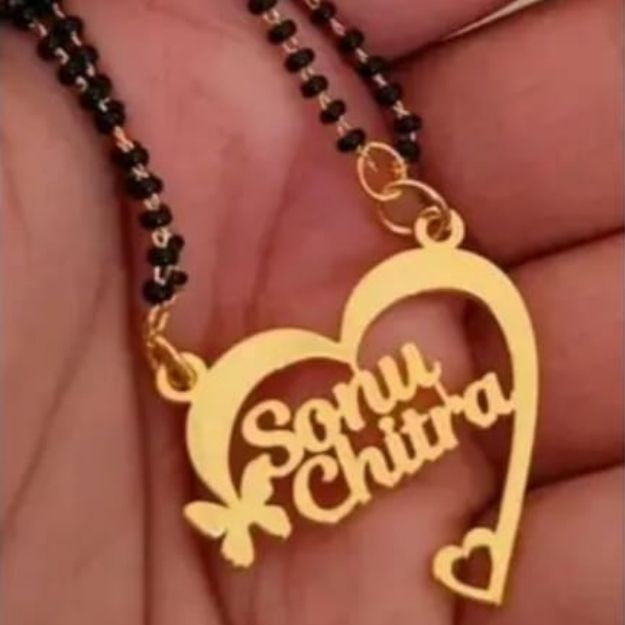 Personalized Heart-Shaped Name Pendant