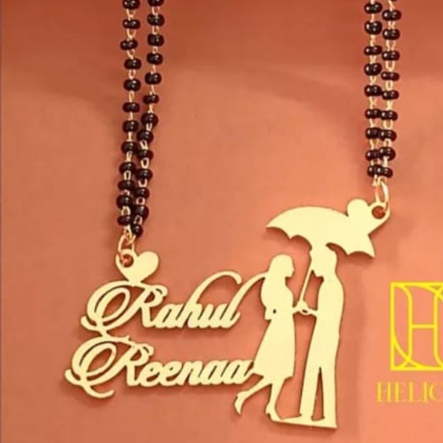 Personalized Couple Name Pendant