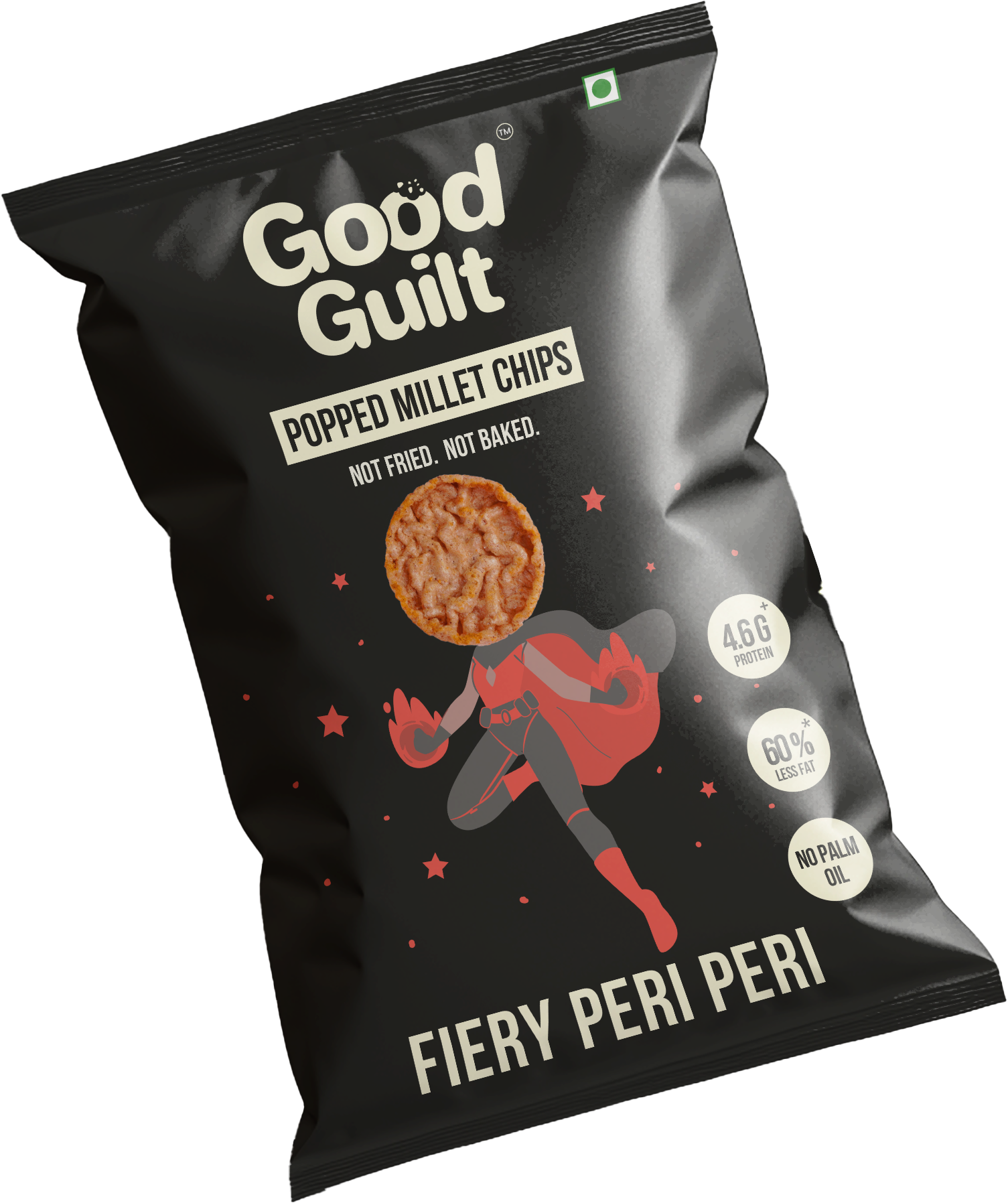 Popped Millet Chips - Fiery Peri Peri