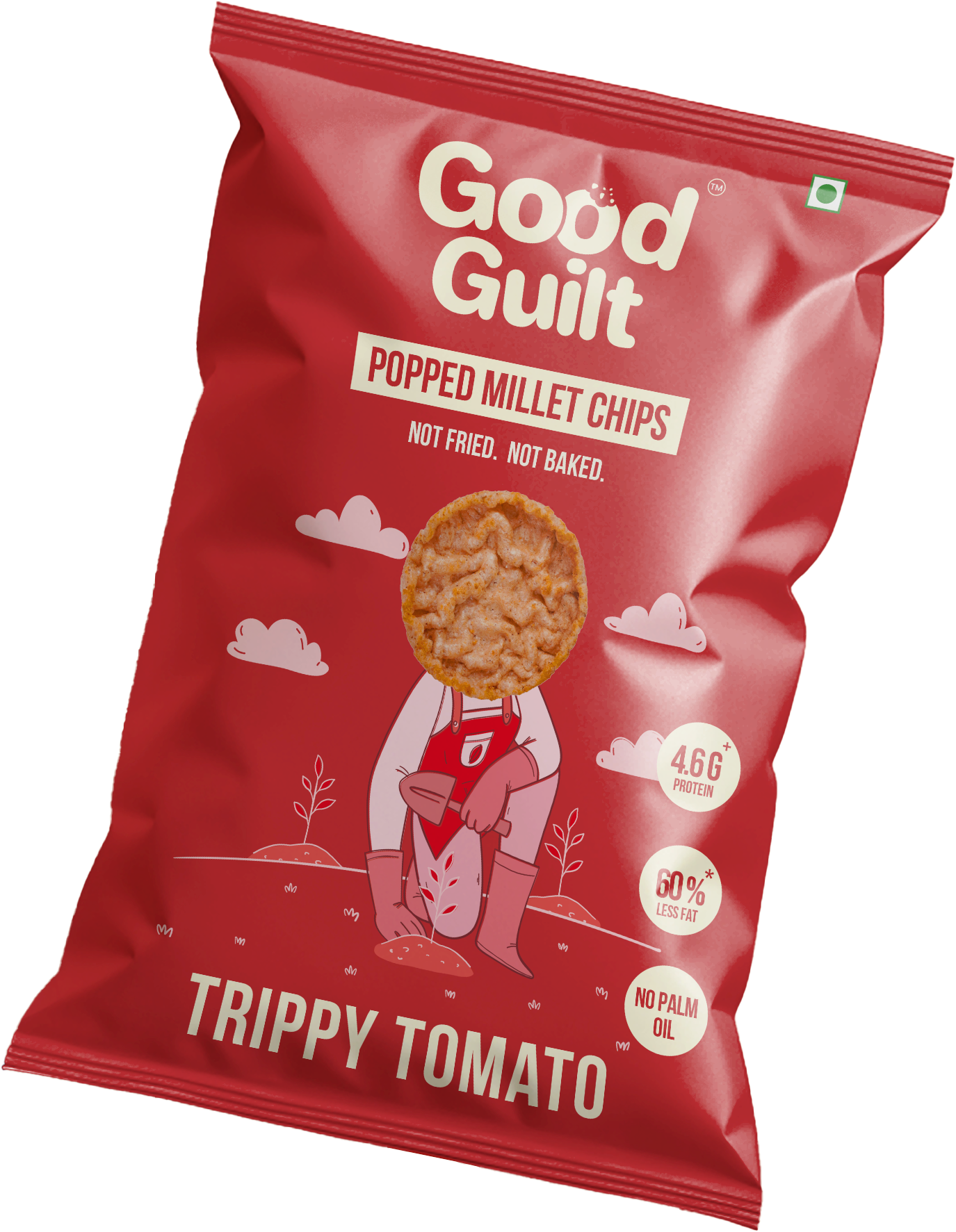 Popped Millet Chips - Trippy Tomato