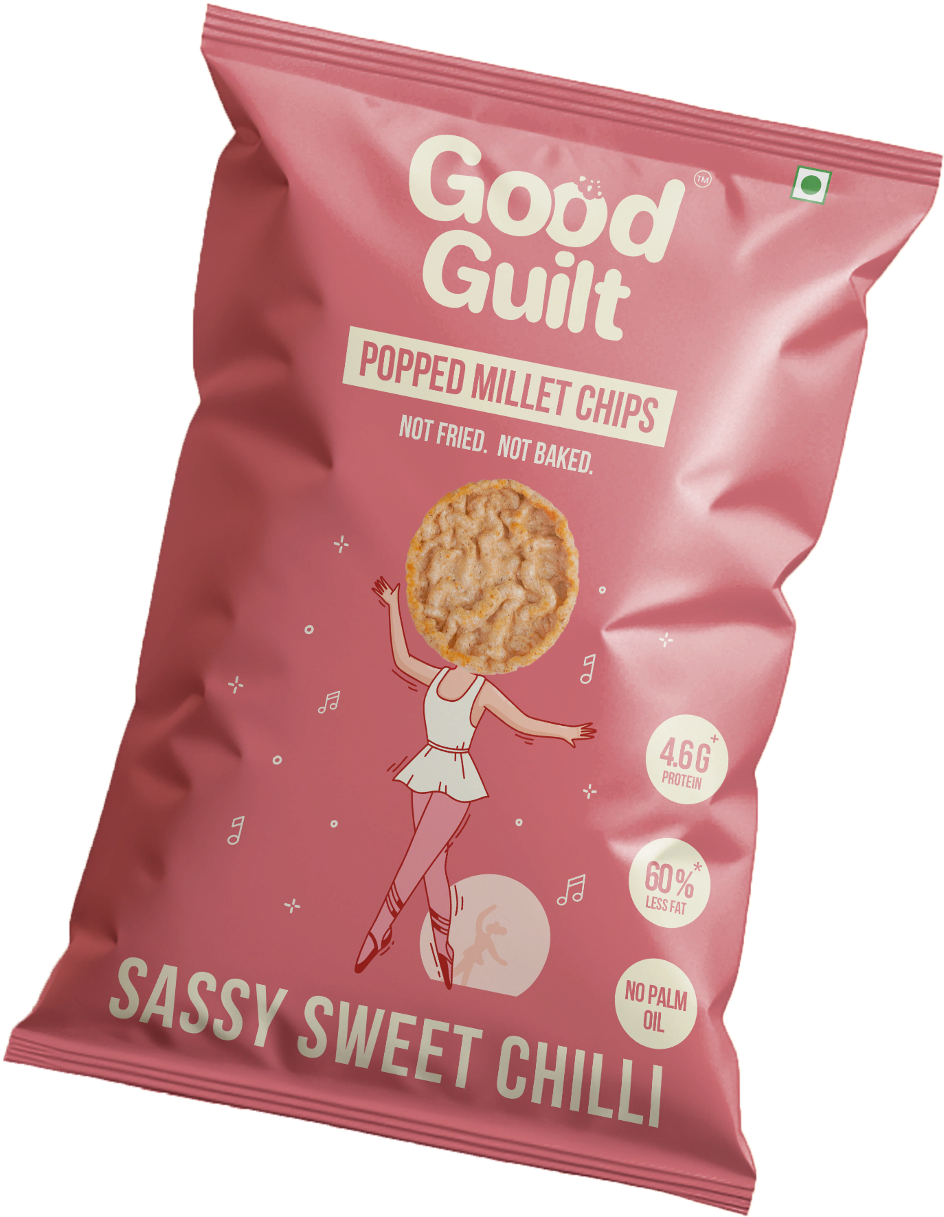 Popped Millet Chips - Sassy Sweet Chilli