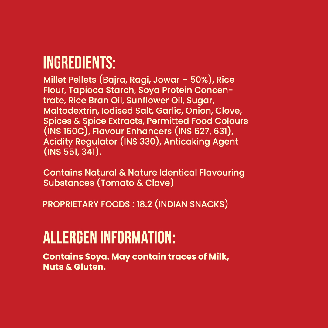 Popped Millet Chips - Trippy Tomato