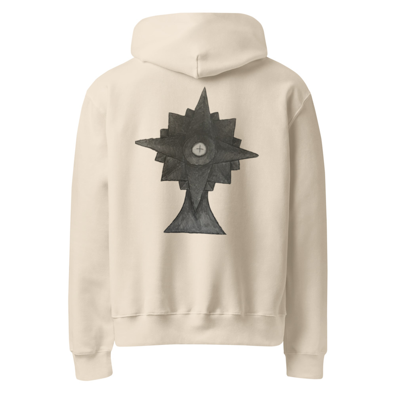 Oversized heavyweight hoodie design by KH