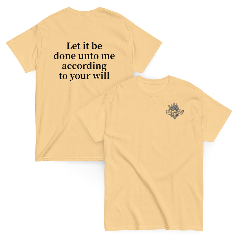 Let it be done Adult Unisex classic tee