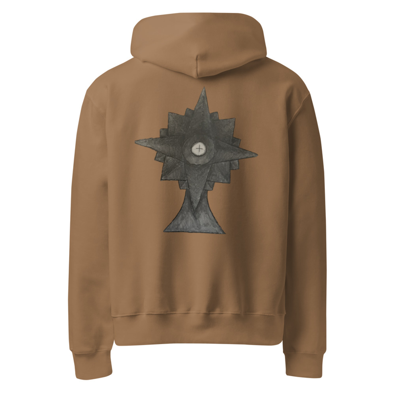 Oversized heavyweight hoodie design by KH