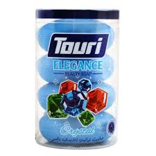 صابون فلقات توري ازرق املاح البحر .