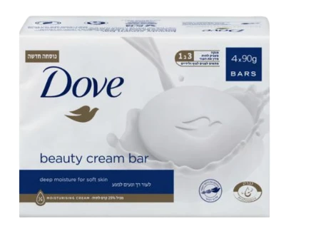 صابون دوف . ازرق فاتح