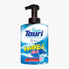 سائل يدين رغوه 400 مل ازرق امواج