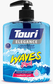 سائل يدين توري  500 مل  ازرق امواج 