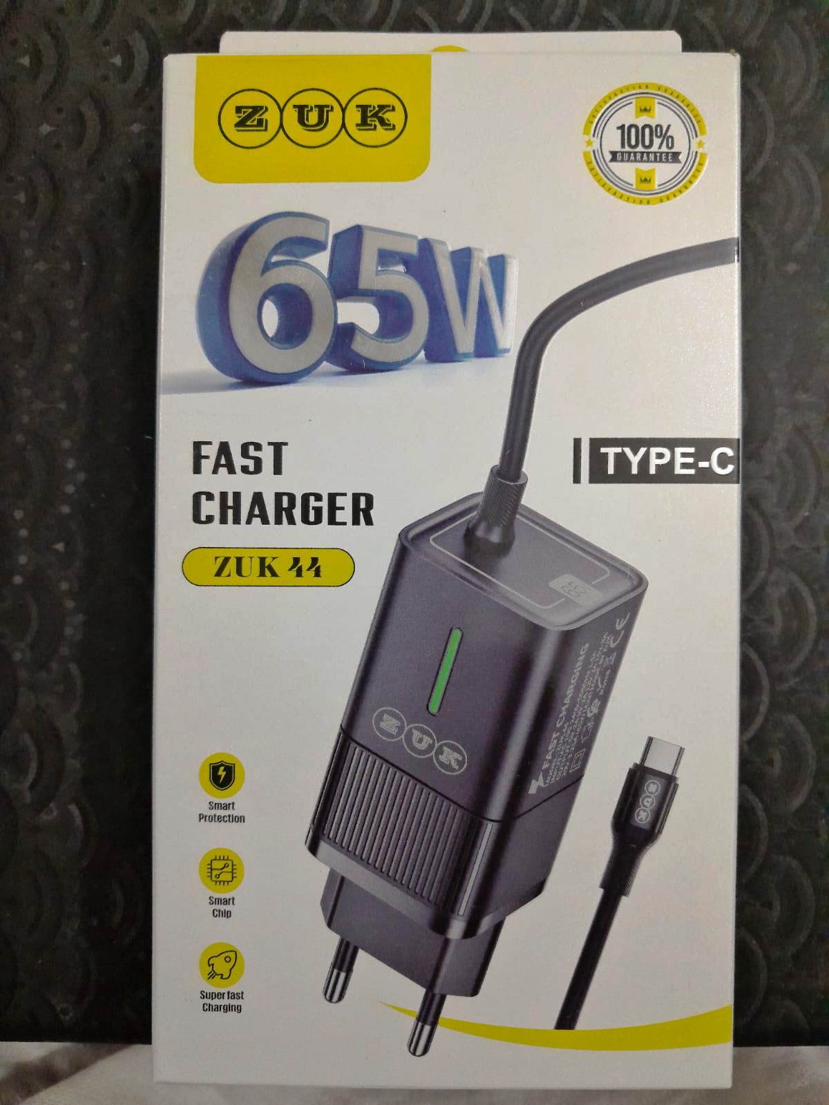 65W Fast Charger with Type-C Cable