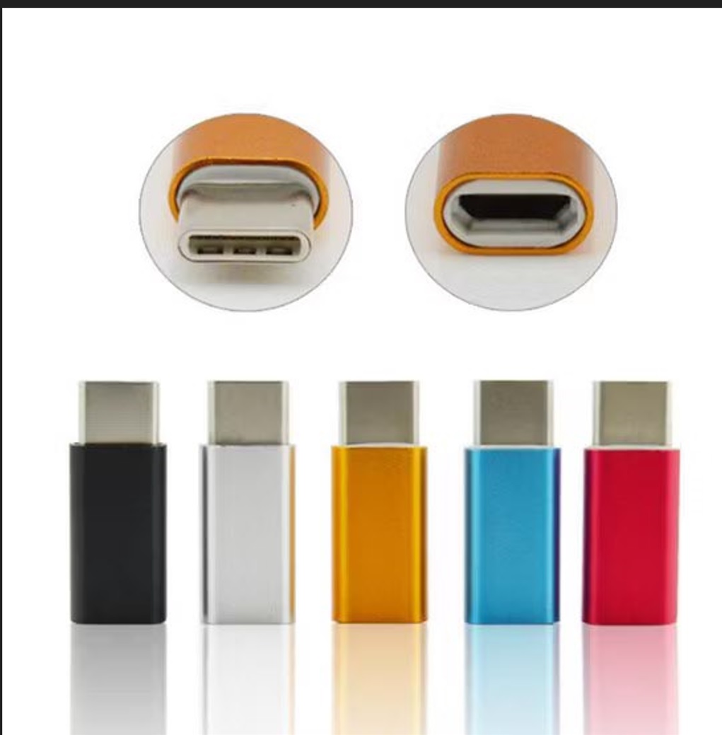 Premium Multicolor Micro USB to Type-C Mini Converter