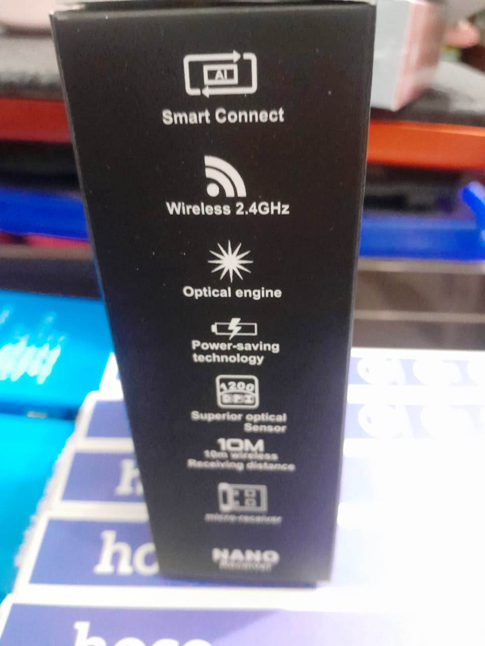 Dell 2.4GHz Wireless Mouse Best Master Copy with Nano Receiver + Free 2 AAA Cells (Batteries)