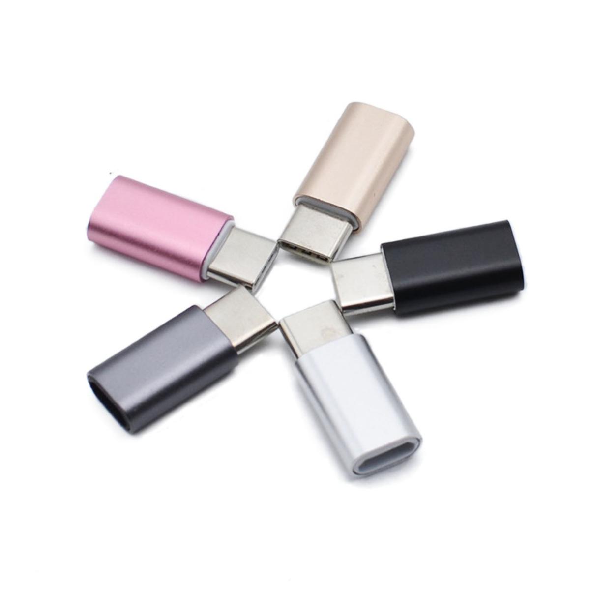 Premium Multicolor Micro USB to Type-C Mini Converter