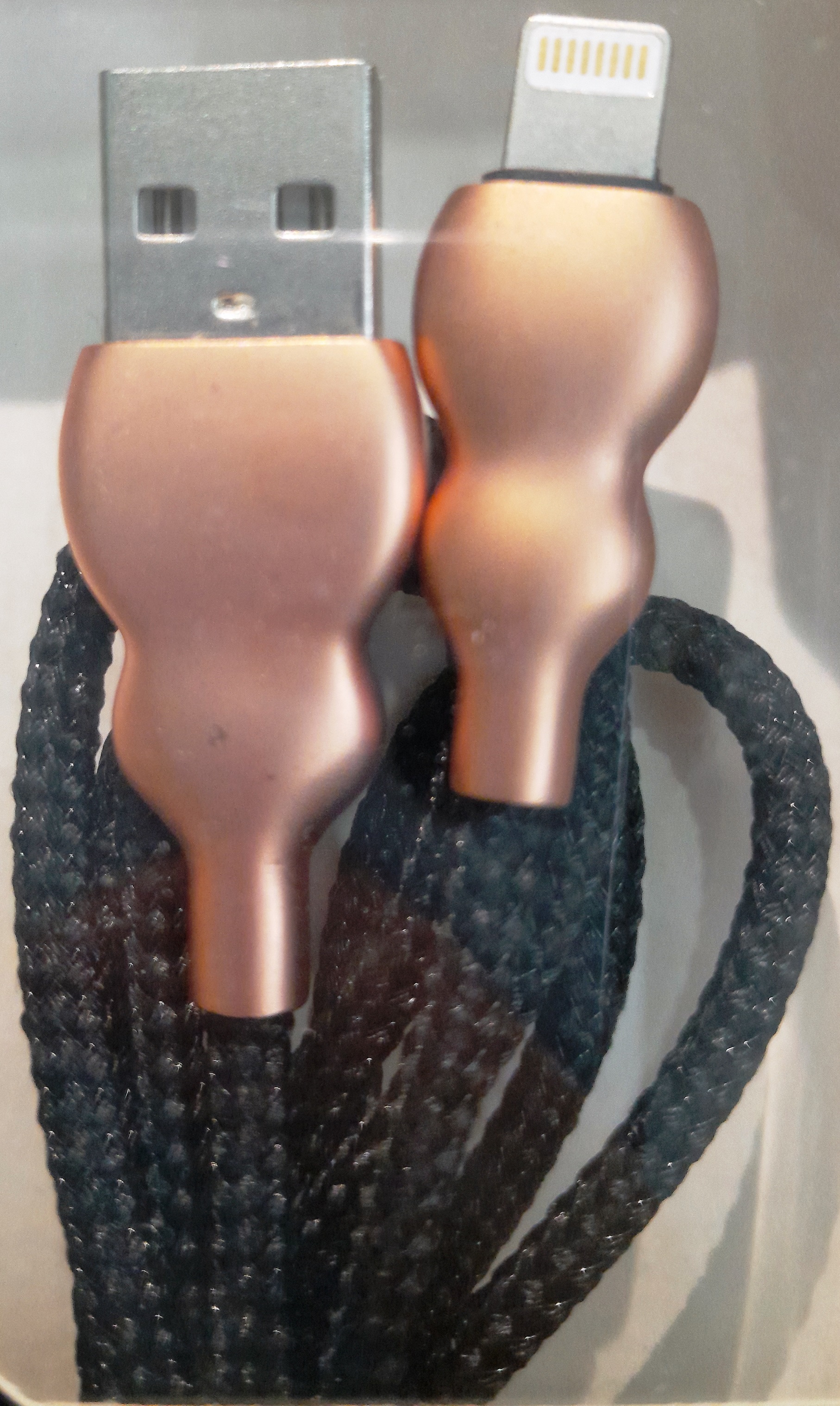 Gold Lightning USB Cable