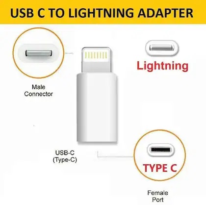 USB C to Lightning Adapter