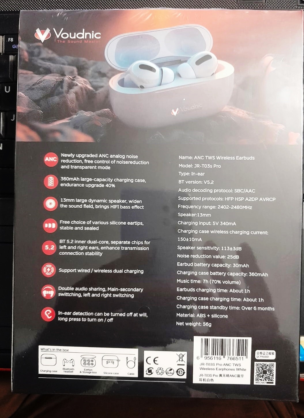 Voudnic AirbudPro True Wireless Earbuds