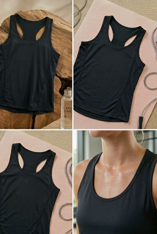 Sudadera dry fit Negra