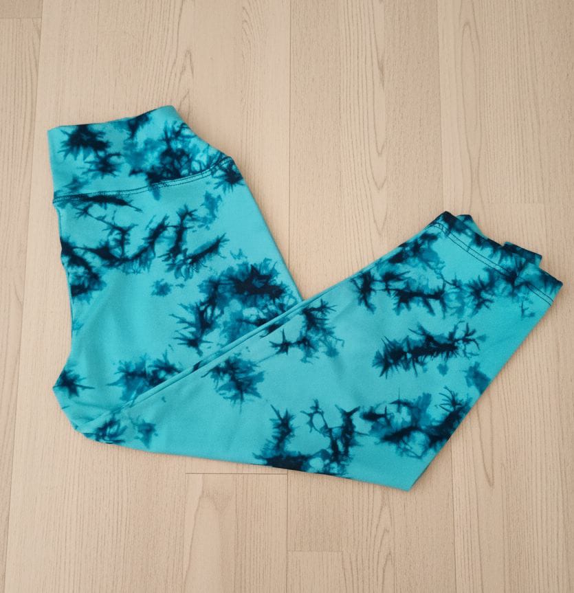 Pescadora celeste azul tie-dye