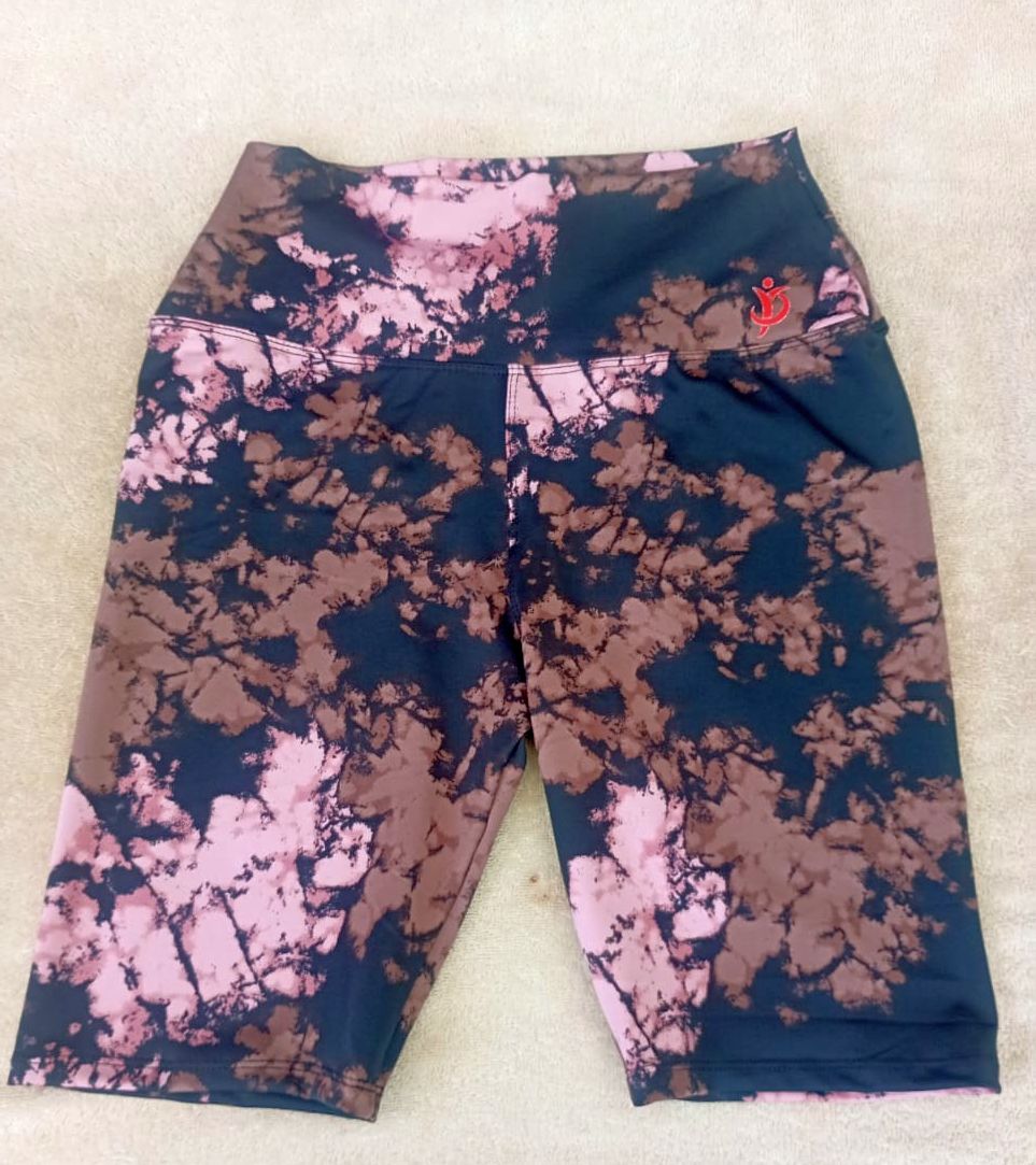 Biker deportiva marrón negro