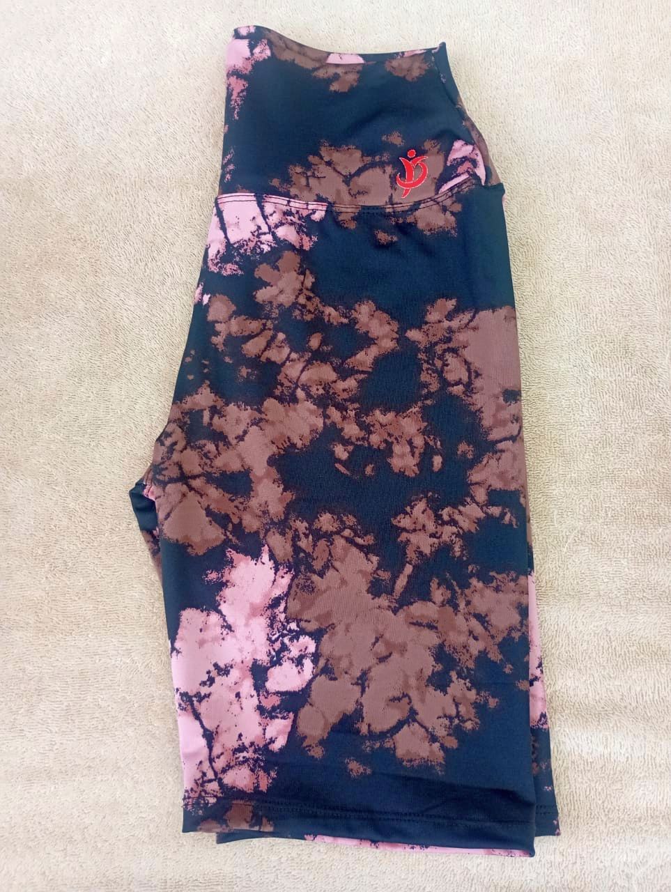 Biker deportiva marrón negro