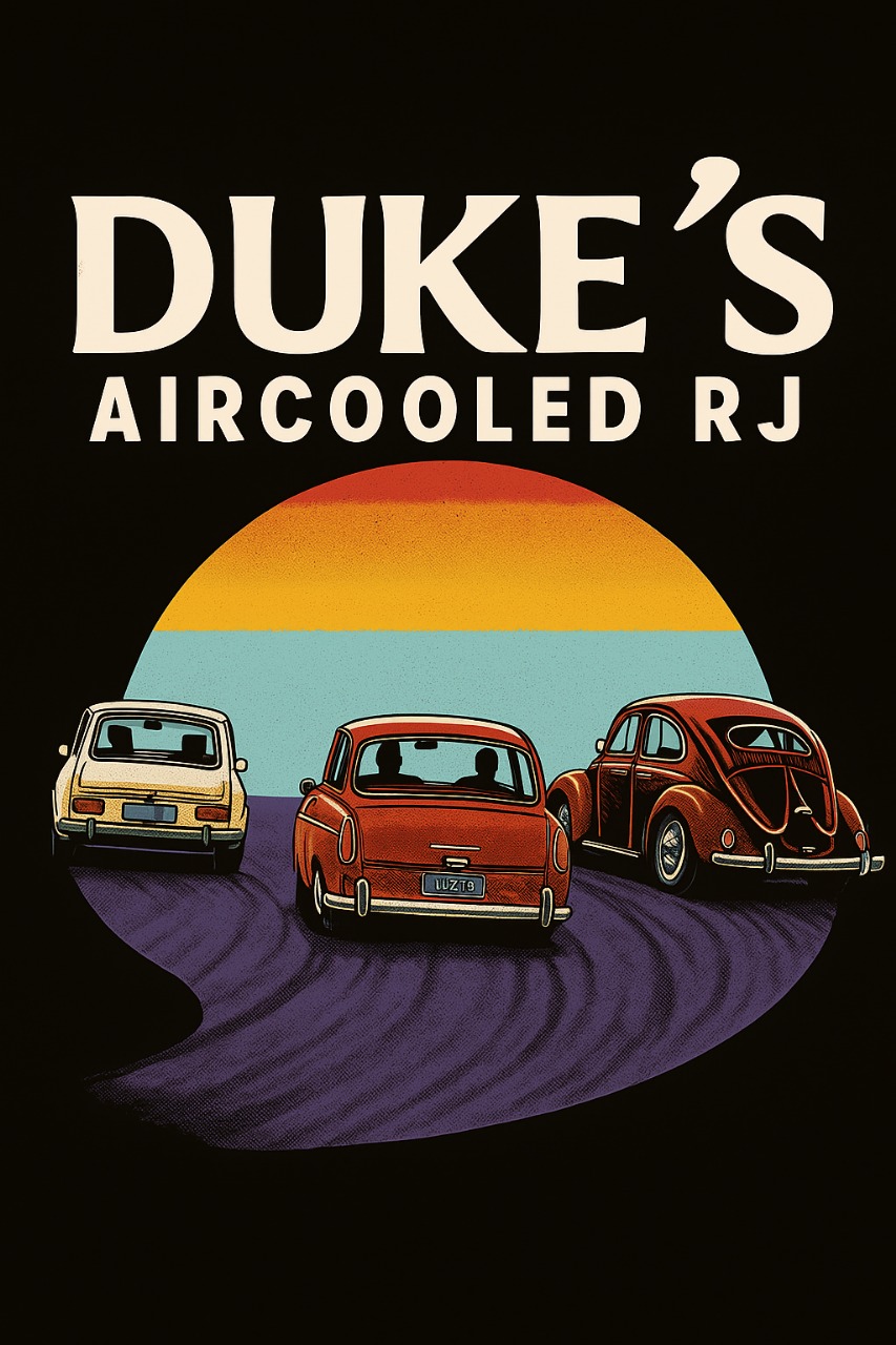 Camiseta Estrada, Amigos e Por do Sol - Duke's Aircooled RJ