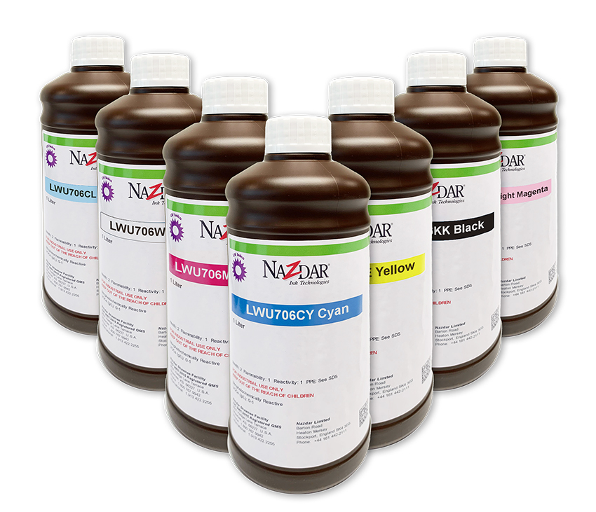 Nazdar 706 Serisi Mürekkep Lus 120 Uyumlu 1Lt Chip