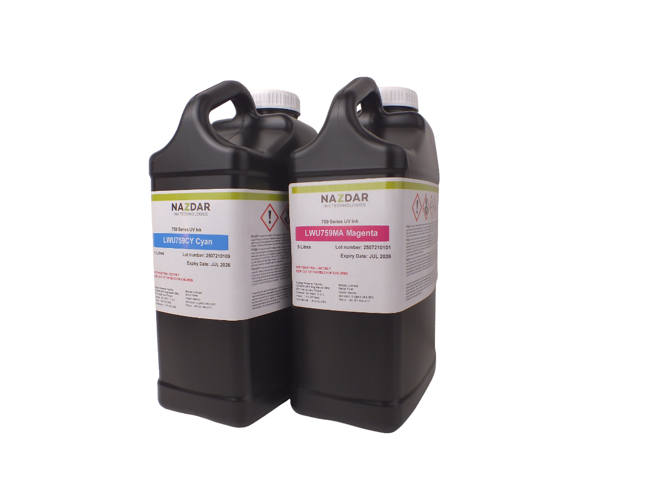 Nazdar 759 Led Uv  Serisi Yazıcı Mürekkepleri