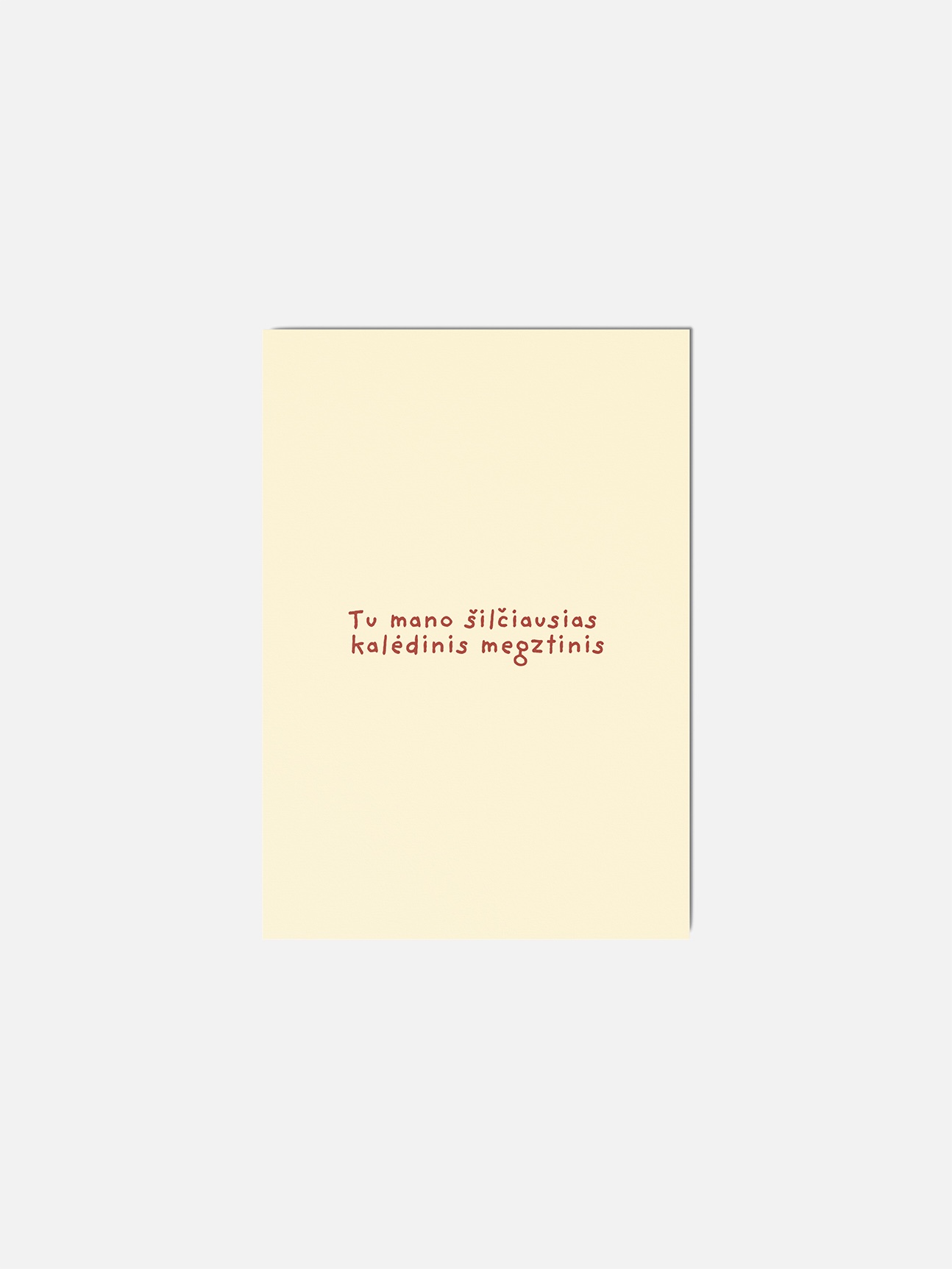 Tu mano šilčiausias kalėdinis megztinis