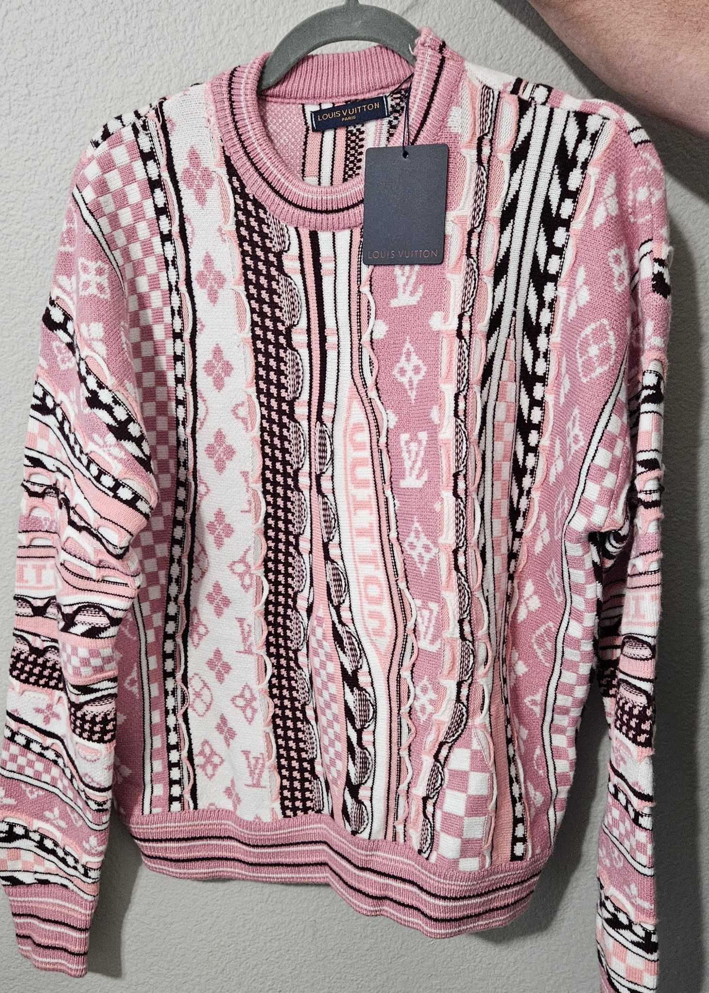 LV Patterned Sweater