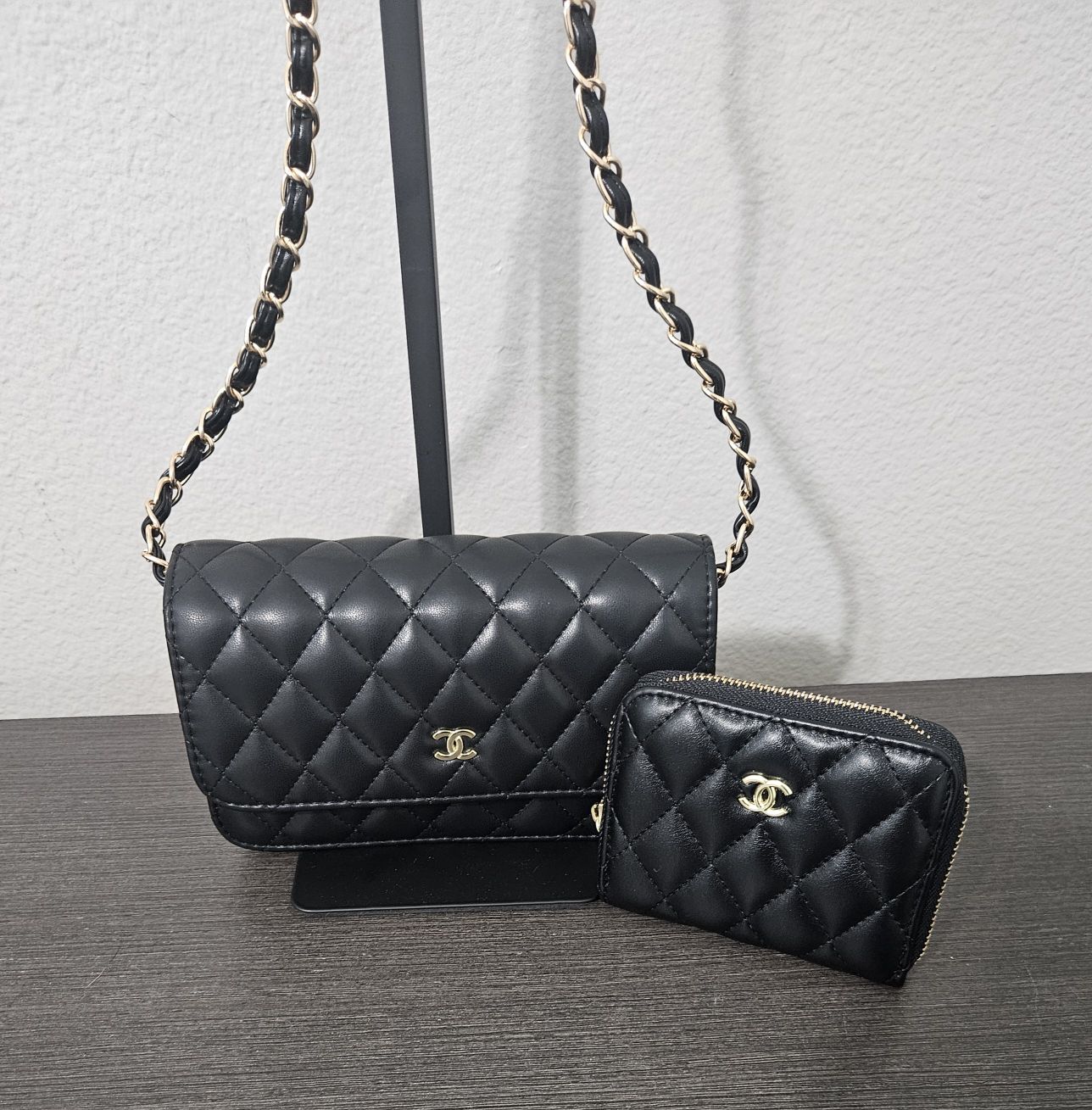 CC Quilted Crossbody & Coin Purse Set