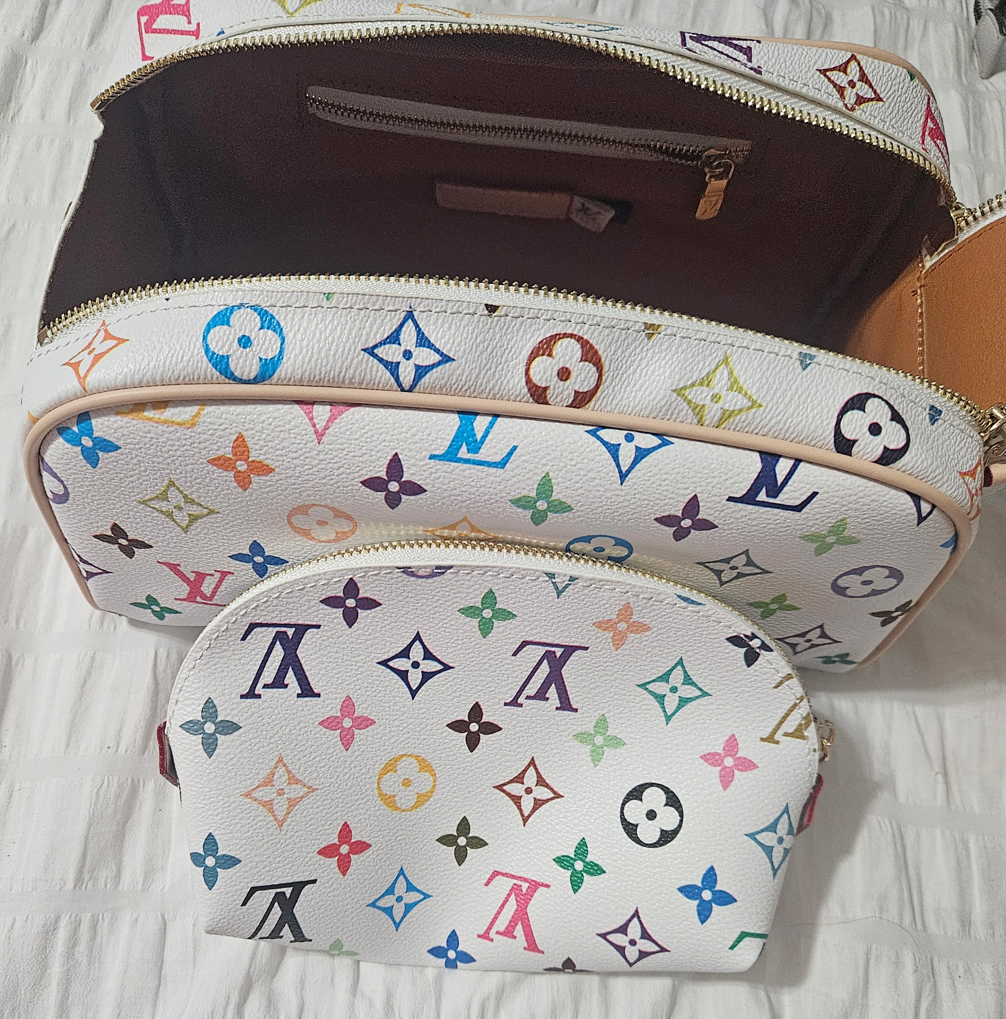 LV Multicolor Handbag Set