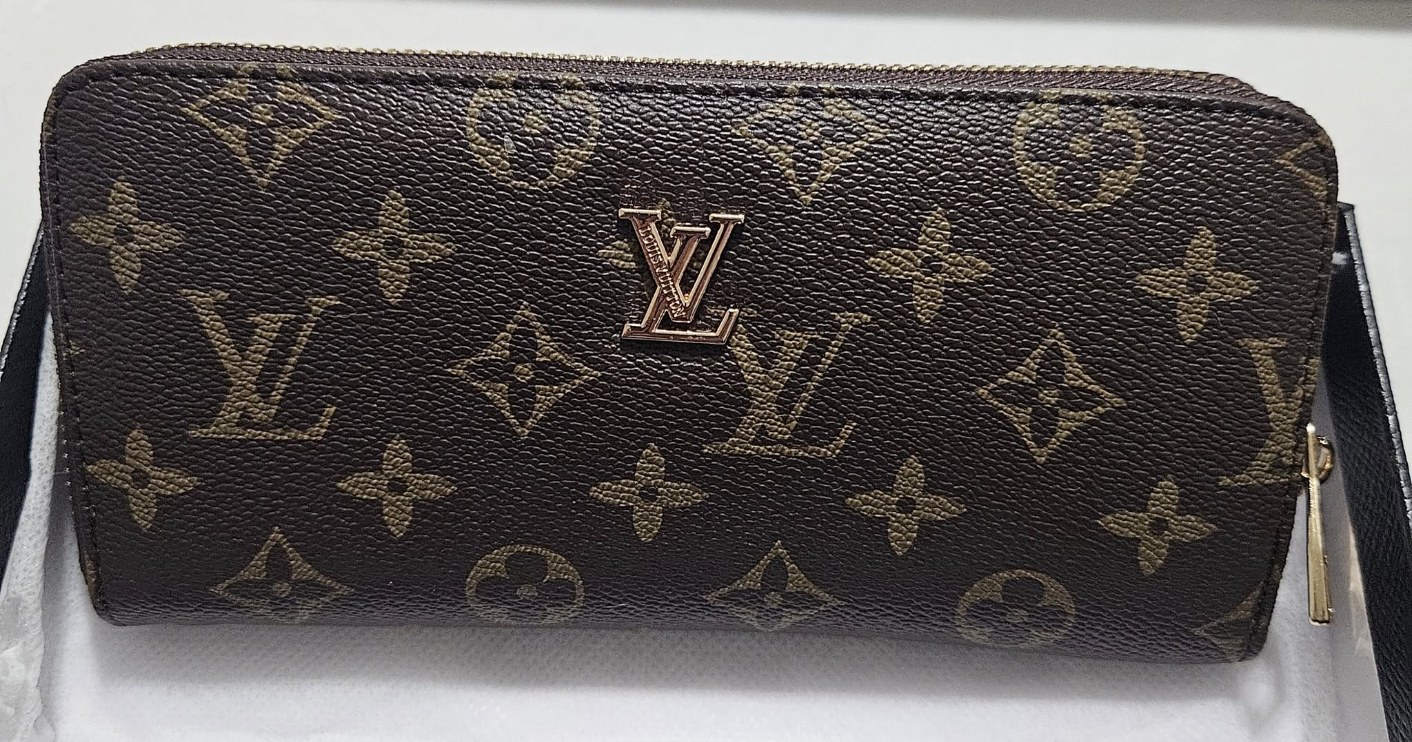 LV Monogram Zip Wallet