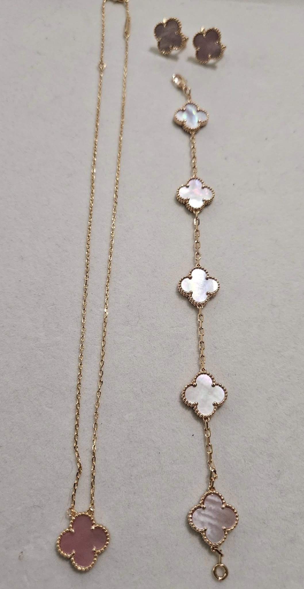 Elegant Clover Jewelry Set