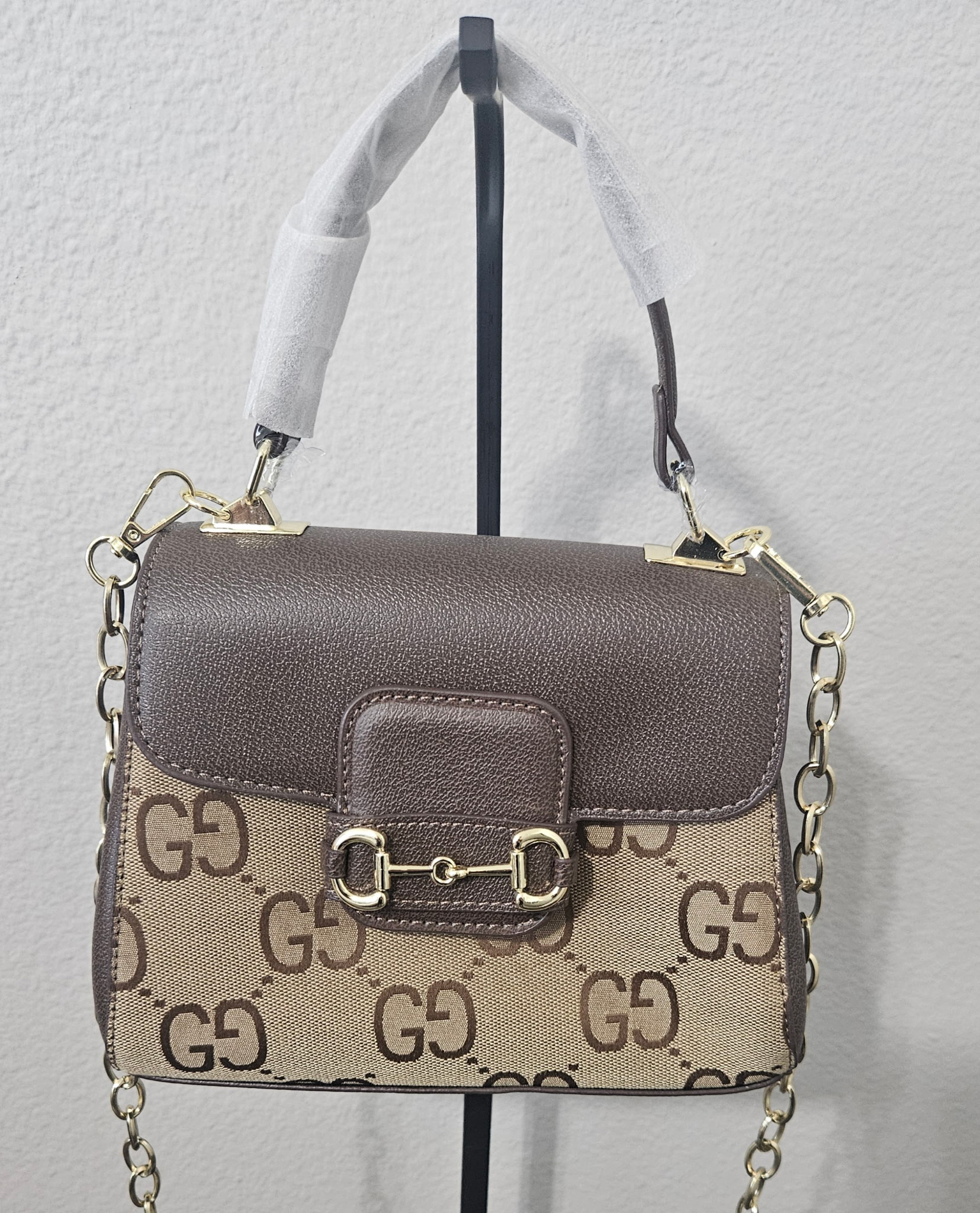 Designer GG Pattern Shoulder Bag