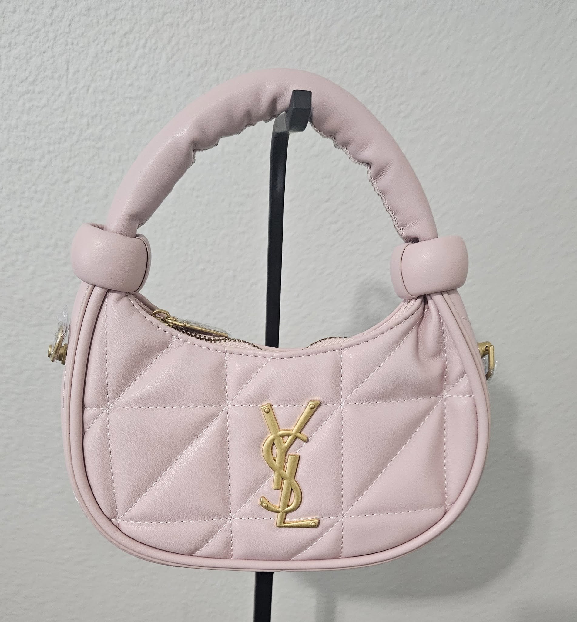 YSL Pink Quilted Handbag