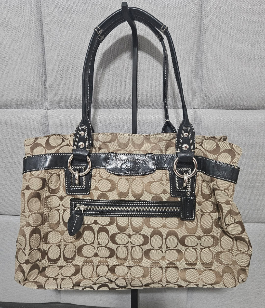 Coach Signature Canvas Handbag