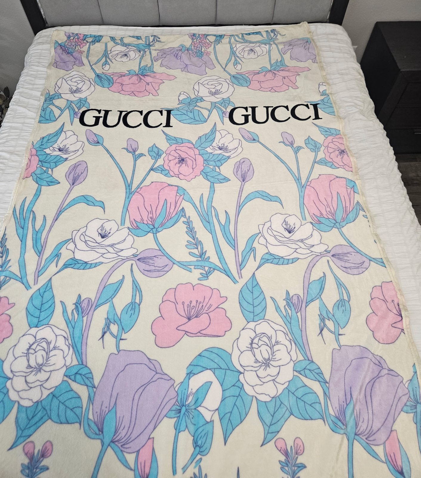 GG Floral Scarf