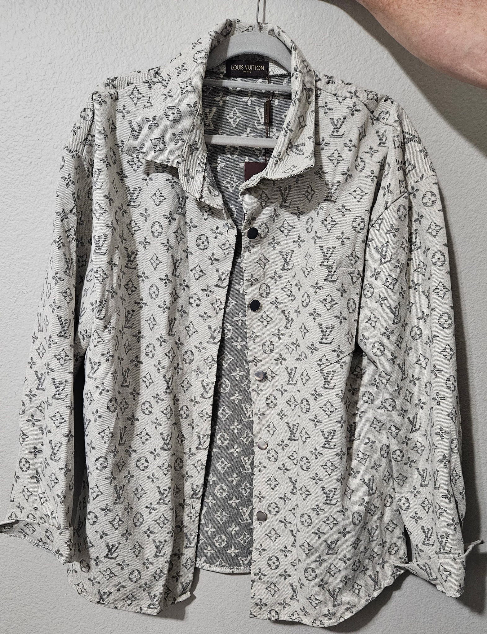 LV Monogram Button-Up Shirt