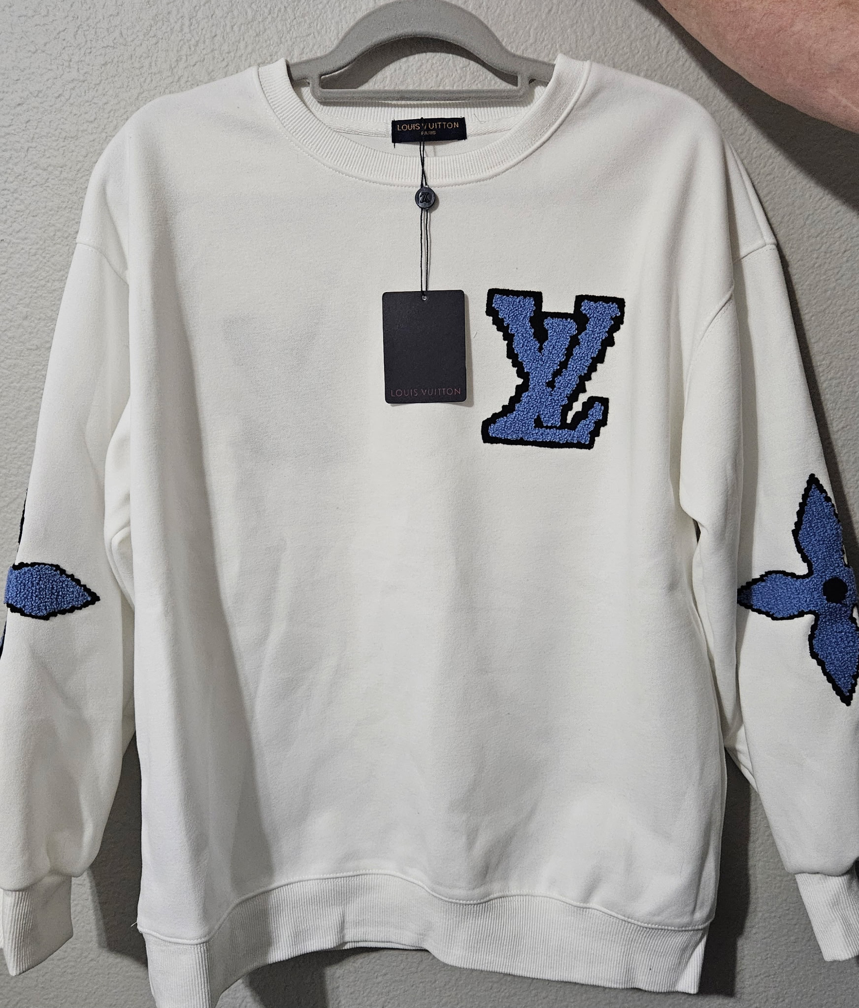 LV White Sweatshirt