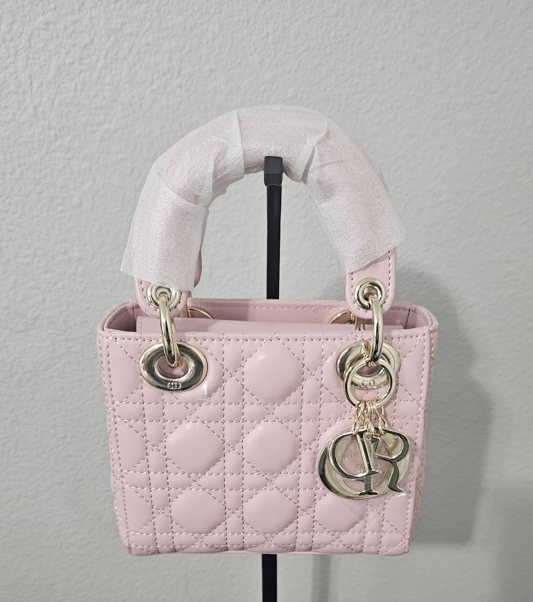Pink CD Lady Dior Bag