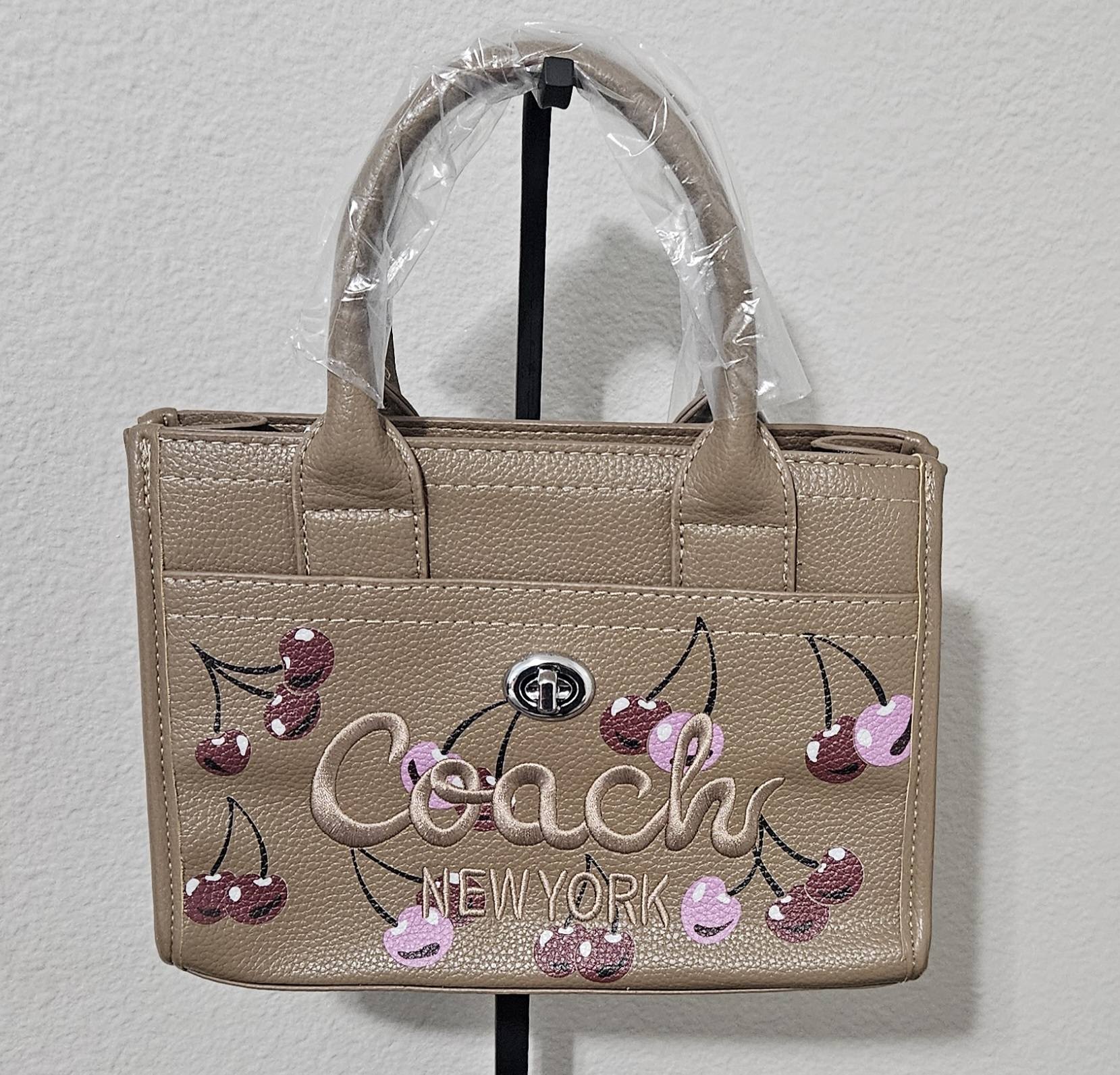 CCH New York Cherry Embroidered Handbag