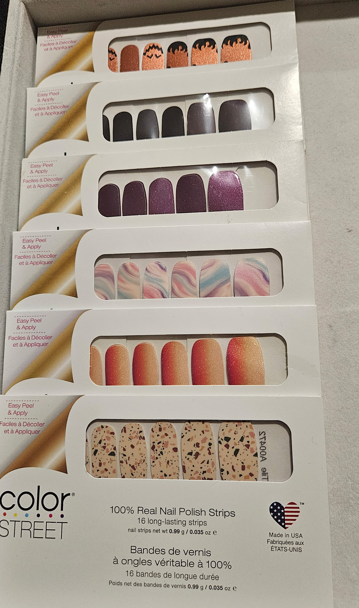 Color Street Nail Polish Strips Set